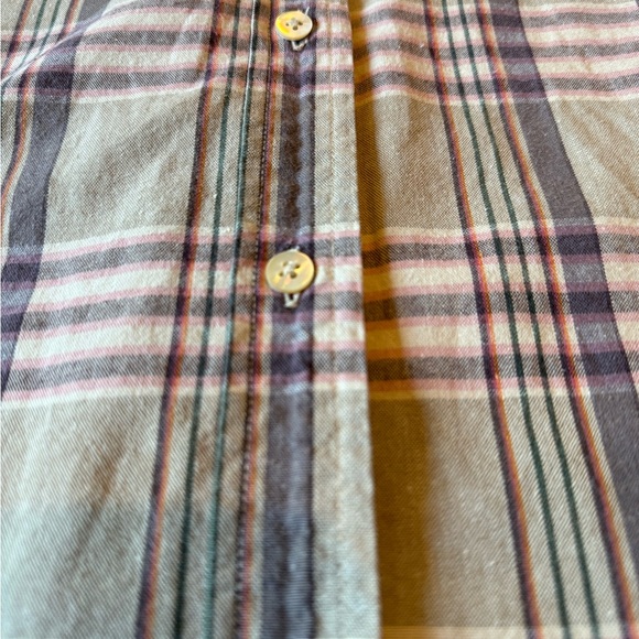 Y2K Calvin Klein Plaid Button-Down - Picture 3 of 13